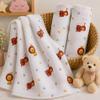 Kit 3 Fralda Pano De Ombro com Bainha Bebe Maternidade 100% Algodão Enxoval Macio Higiene