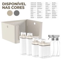 Kit lavanderia 7 pçs: organização e praticidade para sua roupa! ✨