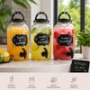 Kit Dispenser Amaciante E Sabão Em Pó Liquido 3,6l Lousa Cores