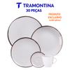 Jogo de Jantar Canyon Porcelana Decorada 30 Peças Tramontina