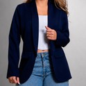 Blazer Feminino Alongado Premium Alfaiataria