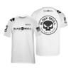 Camiseta Black Skull Original Dry Fit Caveira Luta Atlético exercício academia Treino Fitness Camisa
