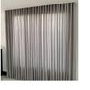 Cortina Trilho Suiço Gaze de Linho 3,00 m x 2,80 m Para Sala e Escritorio e Quarto ou Decoraçao