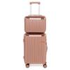 Conjunto Mala De Viagem Bordo 10KG Rodas Dupla Removíveis Cadeado TSA 3 Dígitos ATP91