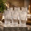 œ¨ Jogo De Copos De Vidro 6 peÃ§as VÃ©rtice 300ml Cristal Transparente Luxo