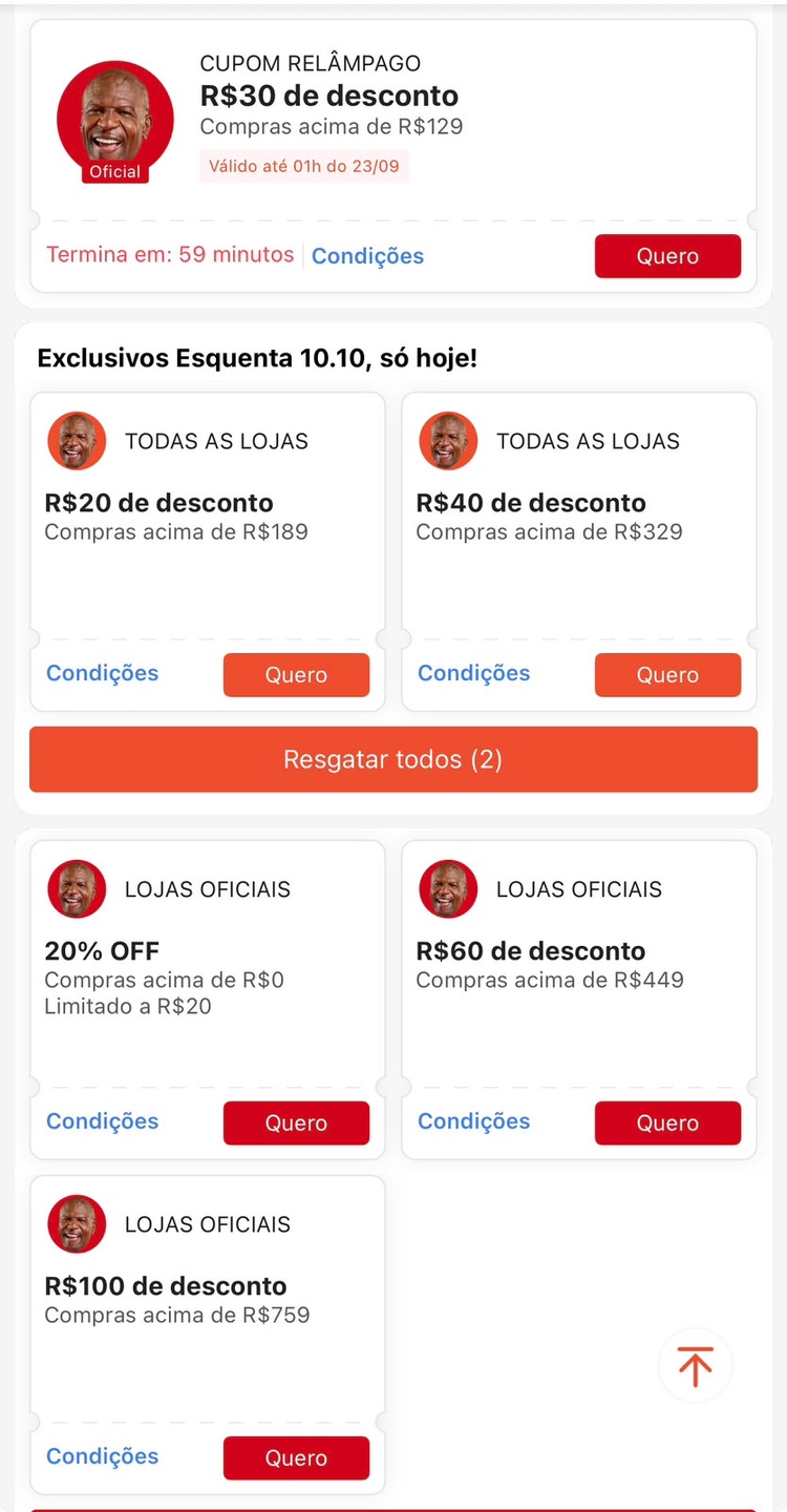 CUPONS SHOPEE
