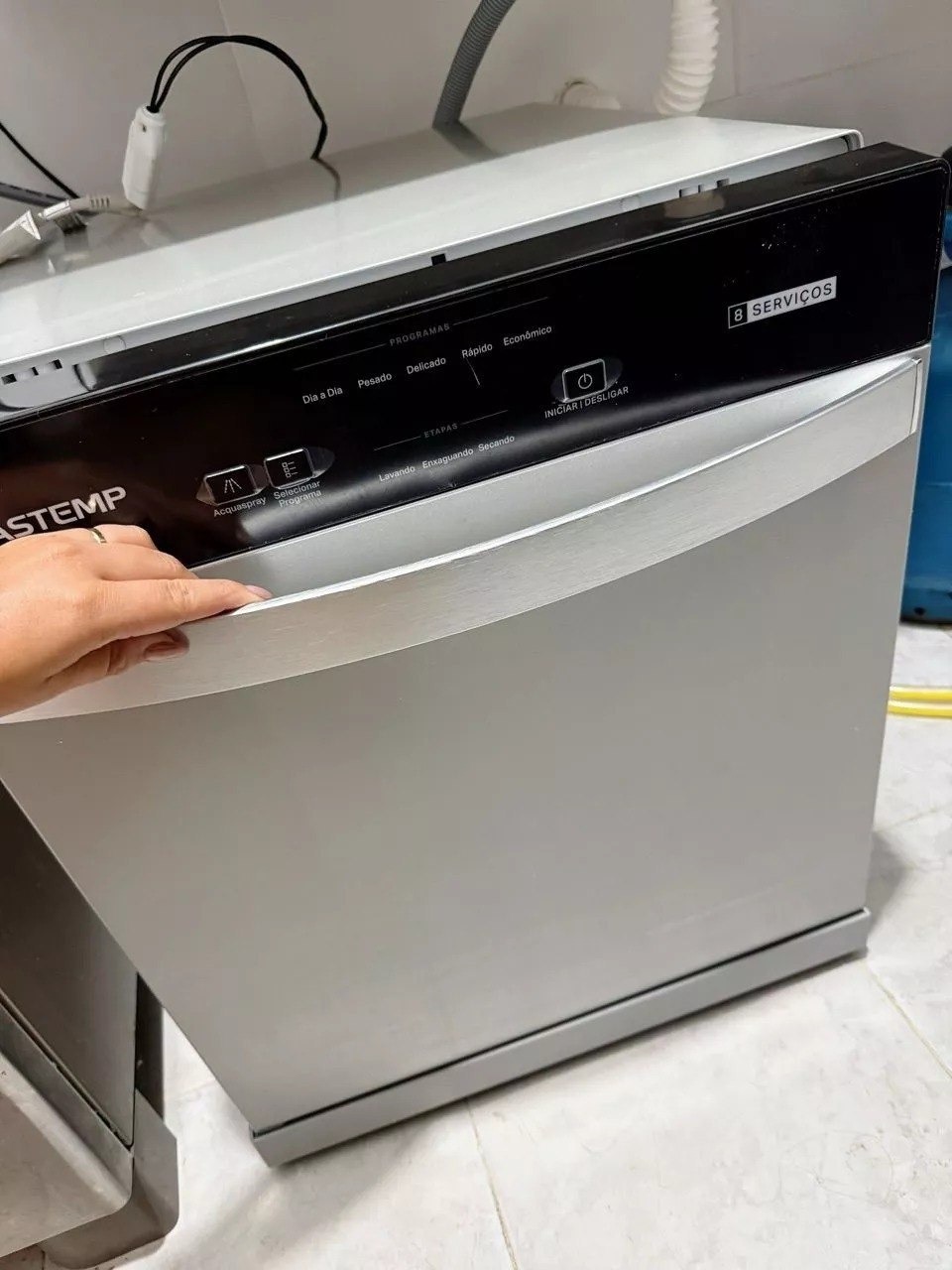 Lava-Louças Brastemp 8 Serviços BLF08BS Cinza