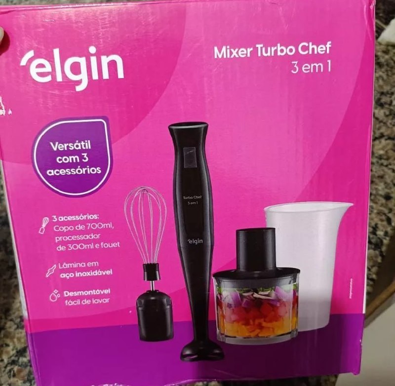 Mixer Elétrico 3 em 1 200W Elgin - 127V