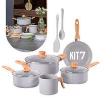 Kit Brinox Ceramic Life 7 Peças: cozinha fácil e sem grudar! ✨