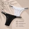 Kit 2 Calcinha Fio Dental Renda Sensual Confortável Sexy Poliamida