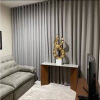 Cortina Linho Voil Gaze Blackout Grosso 4m: sua casa elegante! ✨