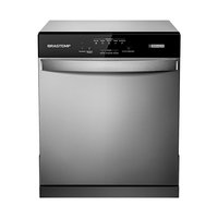 Sua cozinha brilhante! Lava Louças Brastemp 8 Serviços Cinza BLF08BS! ✨️