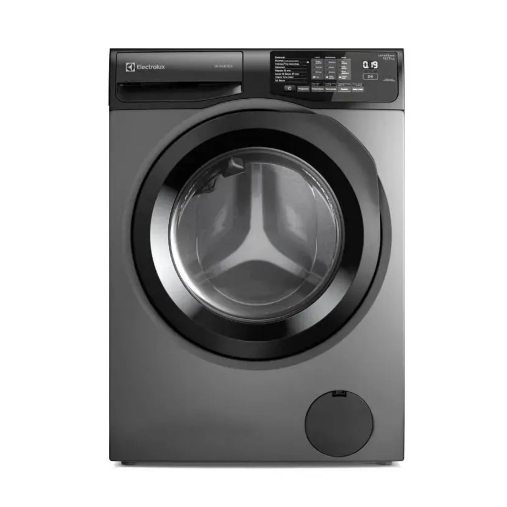 Lava e Seca Electrolux 12Kg Cinza Ônix Inverter com Água Quente e Lavagem Inteligente (LSC12)