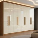 Guarda Roupa Casal 8 Portas 4 Gavetas Paris Espresso Móveis