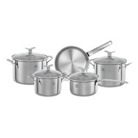 Kit 5 Panelas Electrolux Inox Design Fundo Triplo: Culinária de chef!