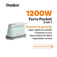Gaabor HM-M01A: roupas impecáveis com vapor! ✨