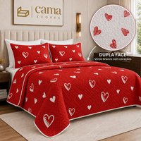 Kit Colcha Queen 3 Peças Matelado Dupla Face! Renove seu quarto! ✨