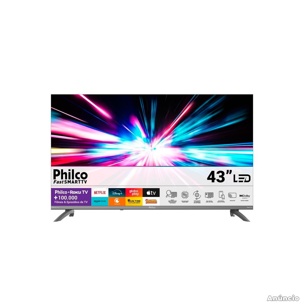 Smart Tv Philco 43" Full HD Roku Tv P43cra