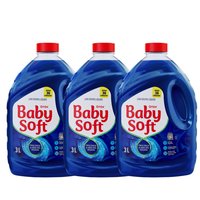 Kit 3 Lava Roupas Baby Soft Max Performance 3L! Roupinhas impecáveis ✨