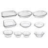 Conjunto de Assadeiras e Formas Marinex 10 Peças