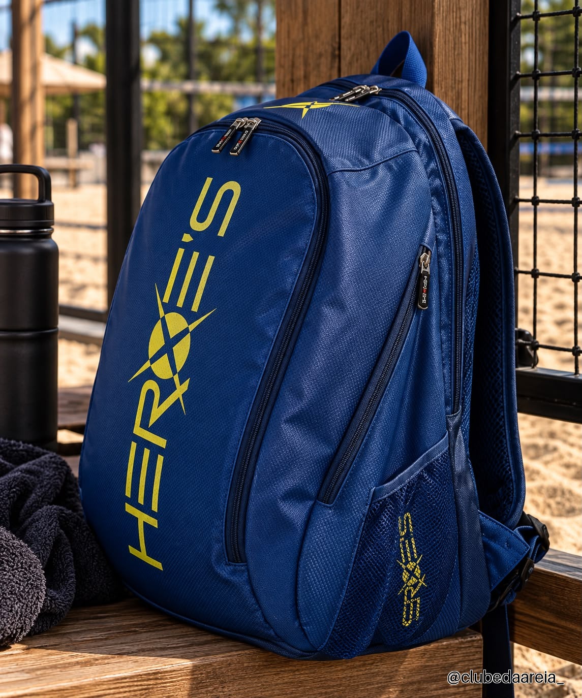 Mochila Beach Tennis E Padel Heroes Gravity - Cores Cor Azul