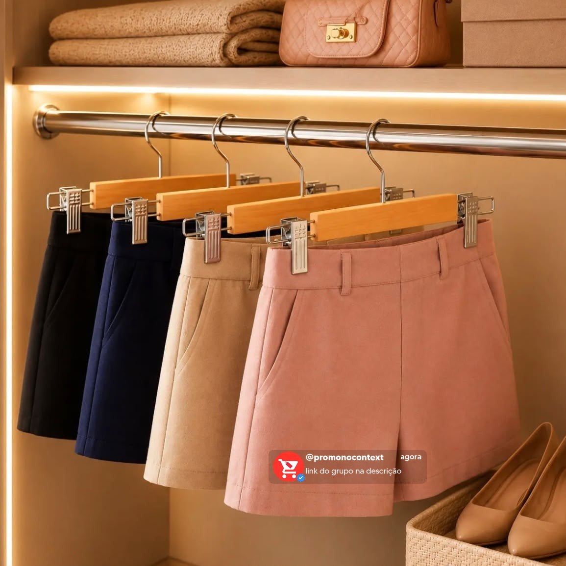 Kit 20 Cabides Madeira Marfim Para Bermudas Alta Resistência Madeira