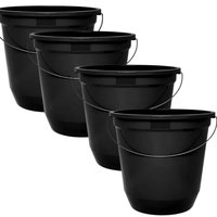 KIT 4 Baldes limpeza 7,5L: sua casa brilhando sem esforço! ✨