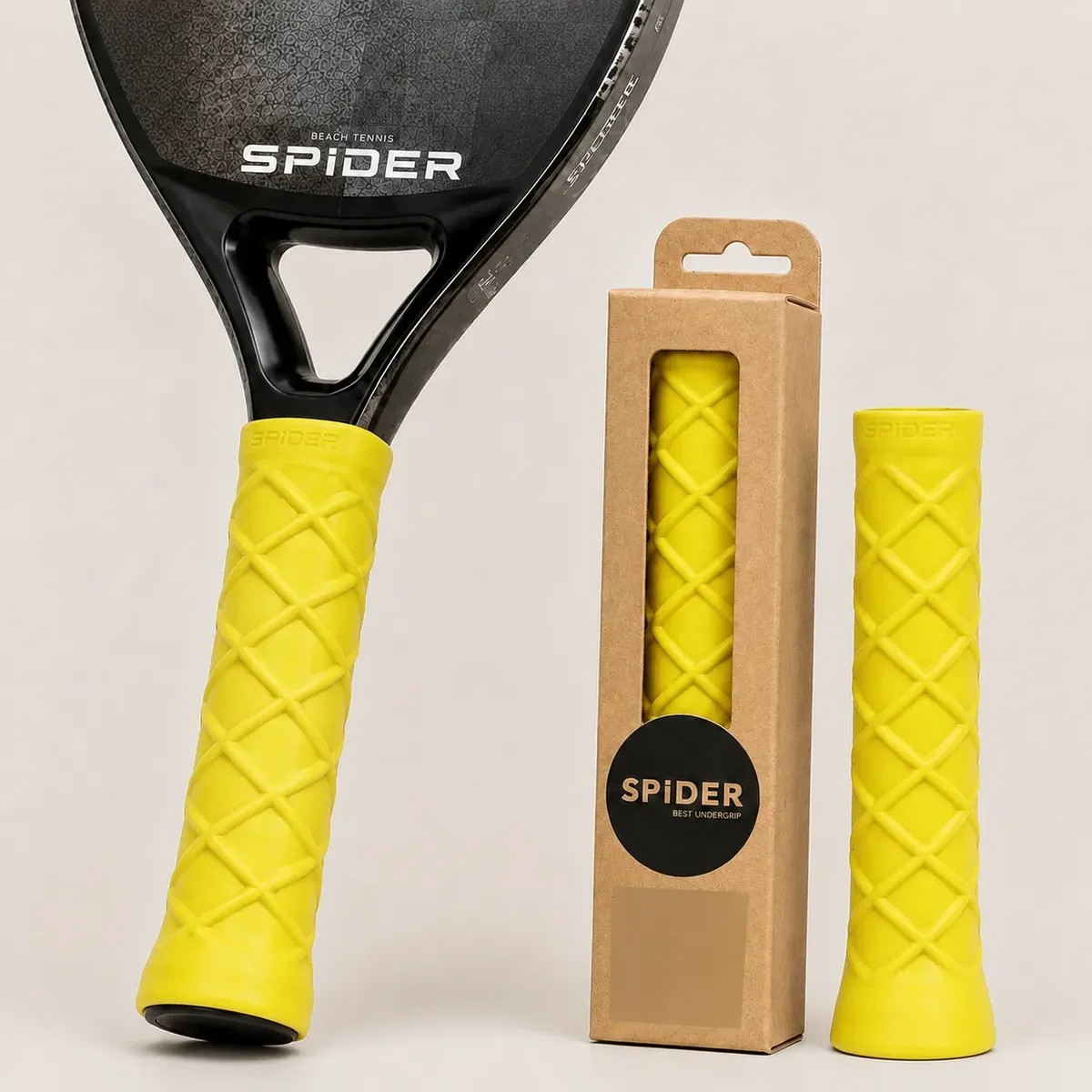 Spider Undergrip Para Raquetes Borracha Fino C/ Copinho