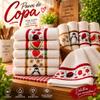 Kit 3 / 5 Panos de Copa Algodão Felpudo Alta Absorção para Cozinha Uso Diário Limpeza Doméstica