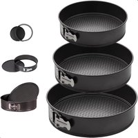 Kit 3 formas antiaderentes para tortas! Assados perfeitos! ✨