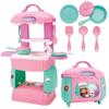 Bag Kitchen Casa Mágica Da Gabby Mini Cozinha Infantil Maleta 2 Em 1 Portátil - Bambola