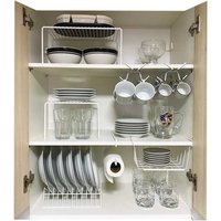 Kit Cozinha 7 Peças: Organize pratos e xícaras com estilo! ✨️