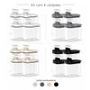 Kit 4 Peças Dispenser Flow 1,5 E 2,3 Litros Sabão Líquido Amaciante Produtos Limpeza Lavanderia