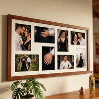 Seu lar, sua história! 8 fotos 10x15 decoram sua parede com elegância. ✨️