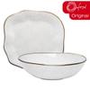 Conjunto Travessa Saladeira Baixelas Para Servir Ryo Maresia Areia Oxford Porcelanas