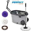 Esfregao Balde Perfect Mop Move - 3refis Com Roda E Alça