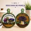 Kit 2 Descansos de Panelas Cerâmica Cozinha