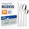 Jogo De Talheres Faqueiro 24pcs Búzios Aço Inox Tramontina