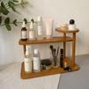 Organizador de Mesa Multiuso de MDF e Bambu 29cm x 14cm x 20cm Top House