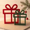 Presentes Decoração Natal Vermelho Verde efeito Madeira Minimalista Cenário Fotos Catálogo