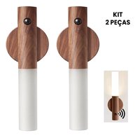 Kit 2 Luz Noturna LED Magnética, seu lar seguro e prático!