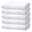 Kit 5 Toalhas Banho Gigante Grossa Hotel Luxo 75x150cm 480g Branco Hotel