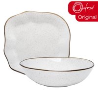 Sirva com elegância! Kit Ryo Maresia Areia Oxford Porcelanas! ️