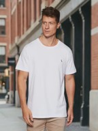 Camiseta Regular Vento Reserva Masculina Branco Liso G