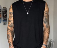 Kit 3 Camiseta Regata Oversized Treino 100% Algodão New York Marrom/bege/preto Gg