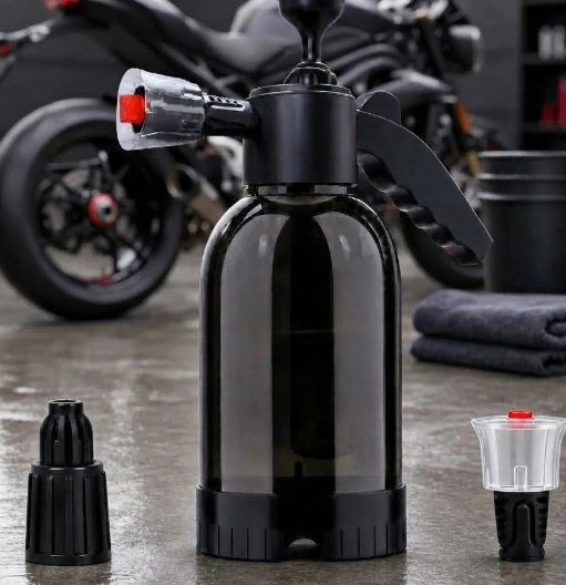 Snow Foam Pulverizador Manual Borrifador Espuma 2l Veículos Preto