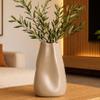Vaso Irlanda 2A Ceramica Premium Organico Fosco Acetinado Decoracao Sala Aparador Luxuoso Organico