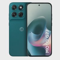 Smartphone Motorola Moto G77 5g - 256gb 8gb Ram + 16gb Ram Boost, Camera 108mp Ultra-pixel, Tela 1.5k Extreme Amoled 120hz, Ultrarresistente - Verde-escuro