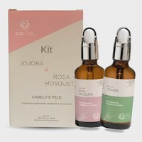 Eco Care Kit Jojoba + Rosa Mosqueta 100% Puro 30ml Pele