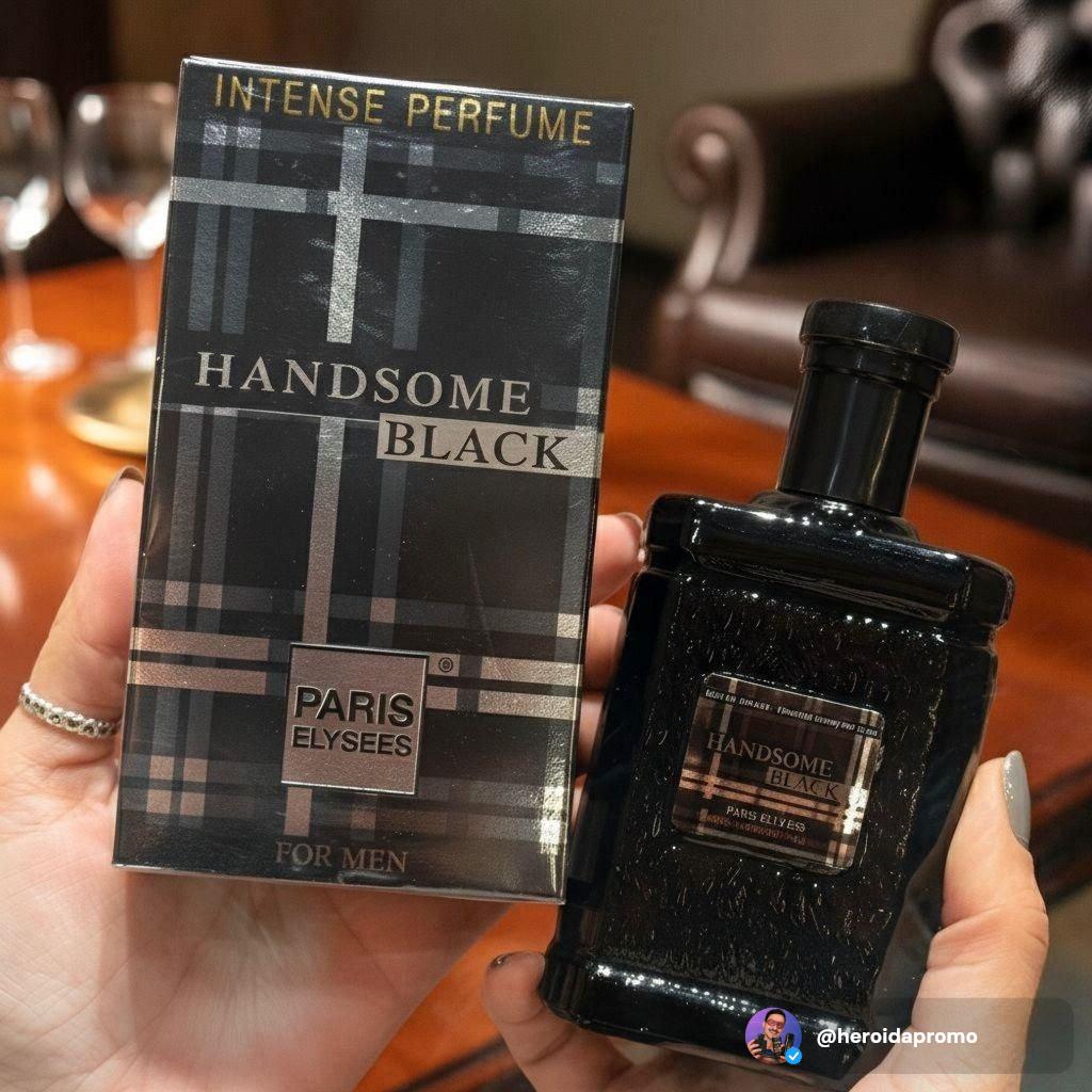 Perfume Handsome Black Paris Elysees Masculino Intense 100ml